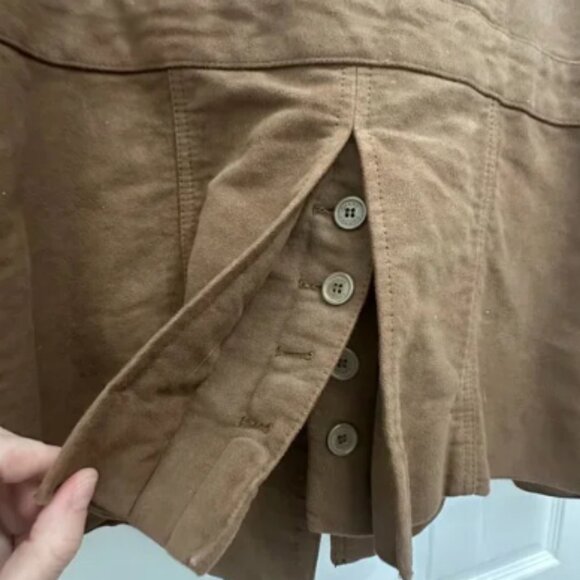 Brown Marc Jacobs Vintage Double Breasted Military Utility Jacket Size L - Picture 6 of 7